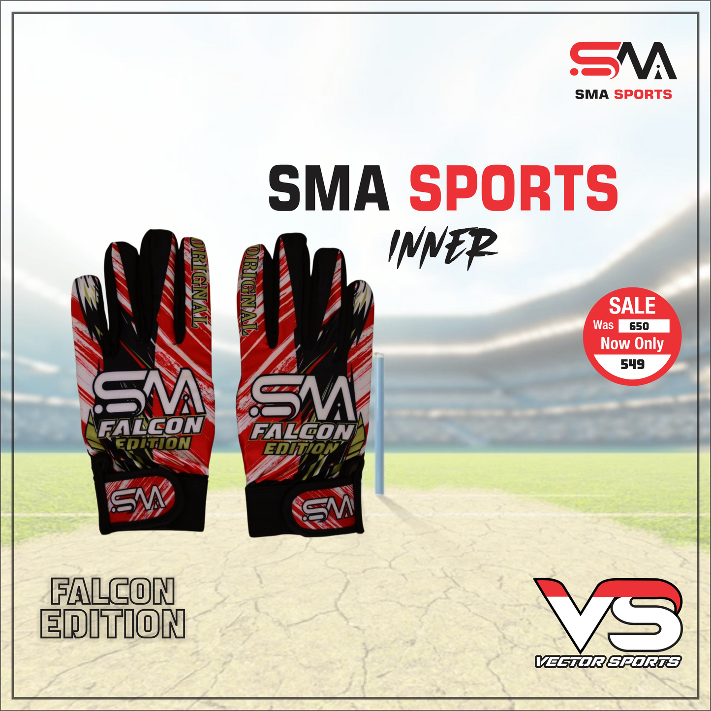 SMA Professional Tape Ball Gloves