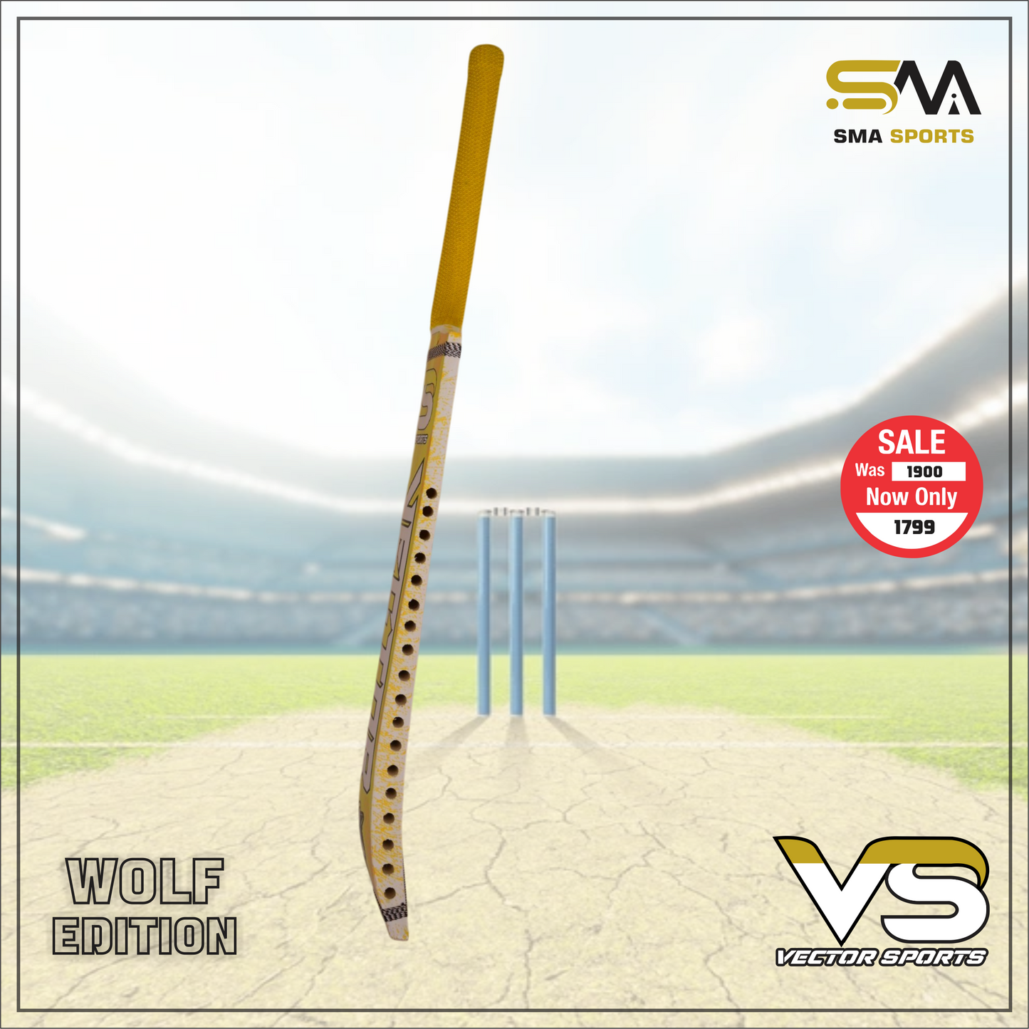 SMA combo Wolf Edition Deal(1 Bat,cover)