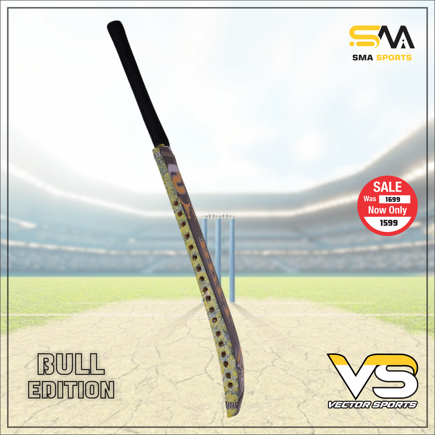 SMA combo Bull Edition Deal(1 Bat,cover)