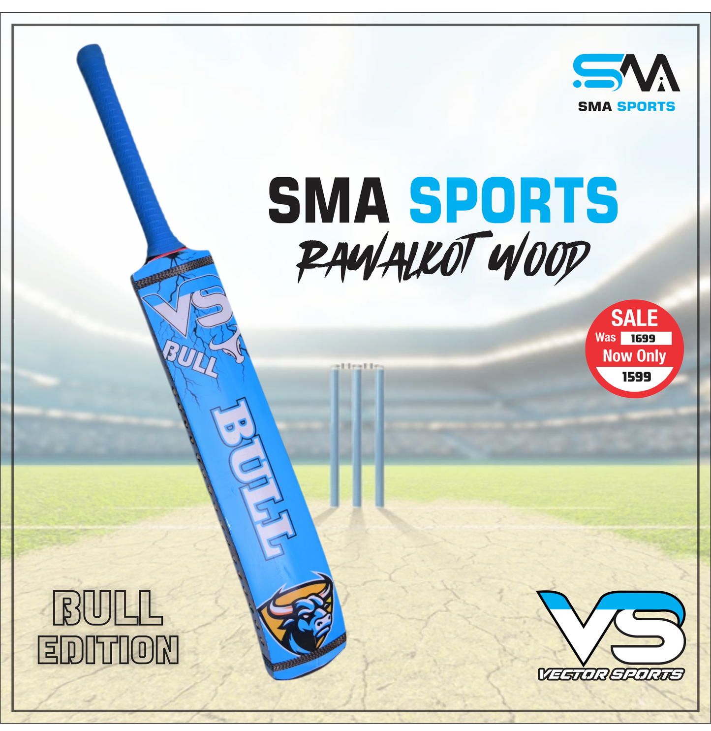 SMA combo Bull Edition Deal(1 Bat,cover)
