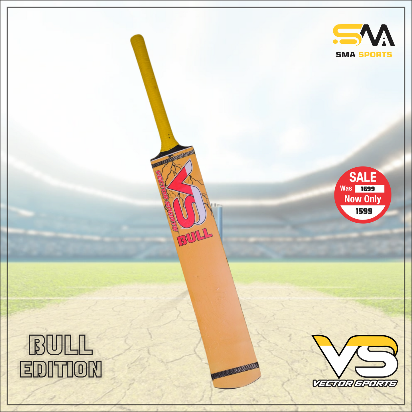 SMA combo Bull Edition Deal(1 Bat,cover)