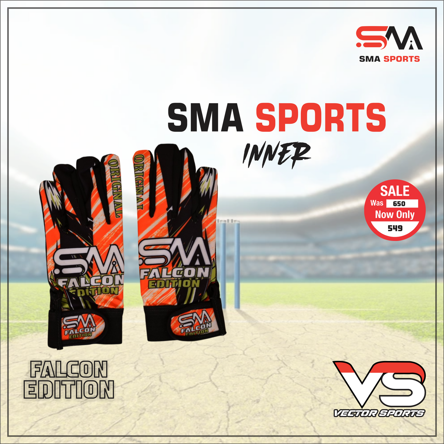 SMA Professional Tape Ball Gloves